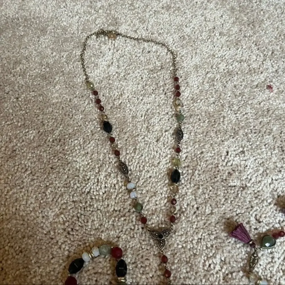 Chicos necklace with two matching bracelets set